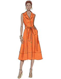 Molde de vestido - Butterick 7038 2