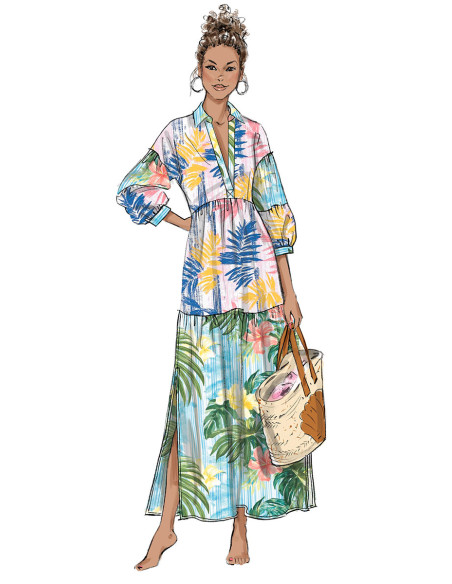 Molde de vestido - Butterick 7039