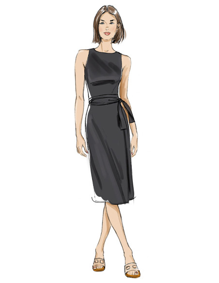 Molde de vestido - Butterick 7040