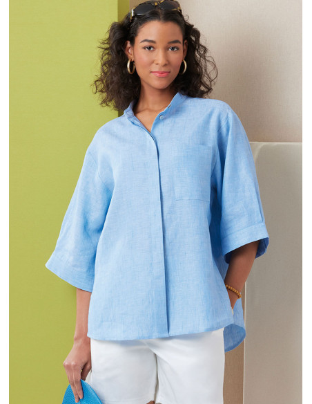 Molde de camisas - Butterick 7041