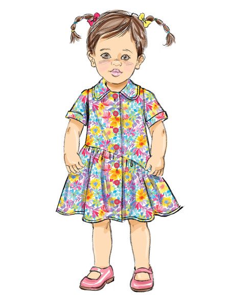 Molde de vestido - Butterick 7049