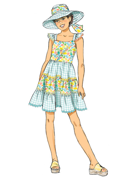 Molde de vestido - Butterick 7051