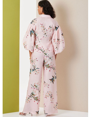 Molde de blusa - Butterick 7045