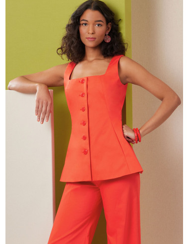 Molde de blusa - Butterick 7046