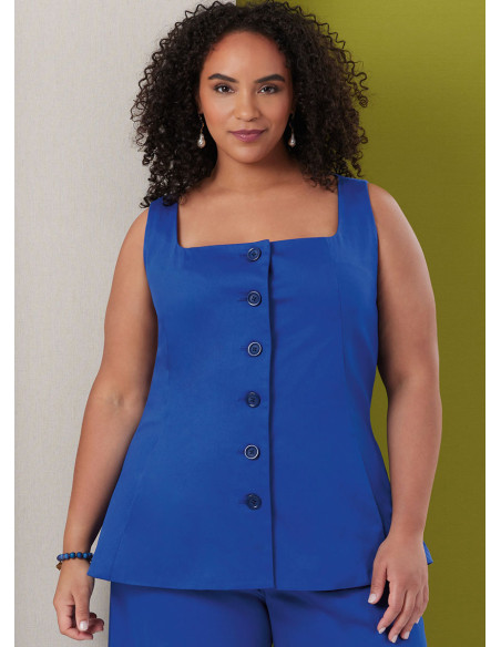 Molde de blusa - Butterick 7046