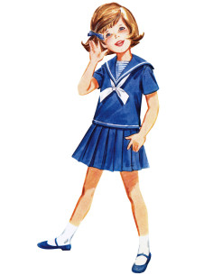 Molde de roupas vintage - Butterick 7054