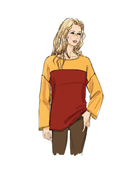 Molde de blusa - Vogue 8877