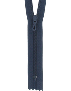 Fecho de correr de nylon - Azul marinho