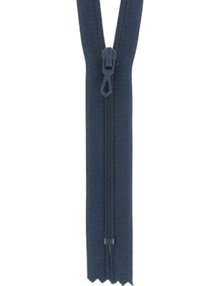 Fecho de correr de nylon - Azul marinho