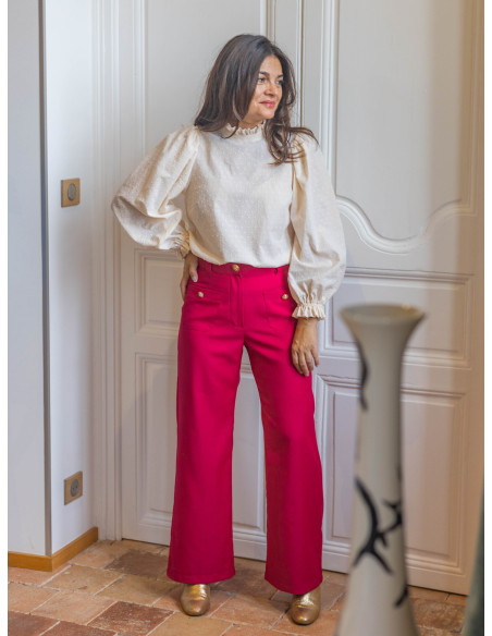 Molde de blusa-vestido Anaïs - Clématisse Pattern