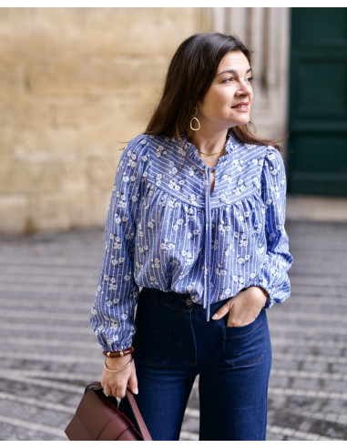 Molde de blusa-vestido Zélie - Clématisse Pattern