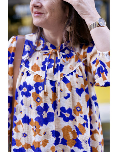 Molde de blusa-vestido Zélie - Clématisse Pattern
