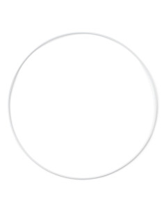 Anel de metal branco para apanhador de sonhos