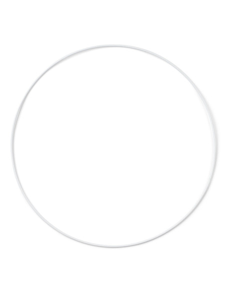 Anel de metal branco para apanhador de sonhos