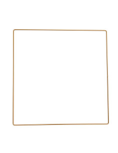 Quadrado em metal dourado para filtro dos sonhos