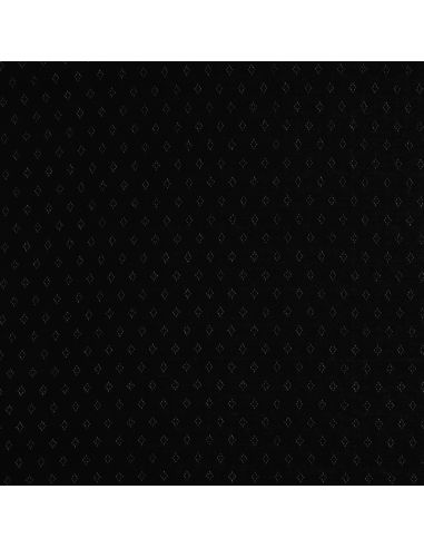 Tecido jersey malha pointelle - Preto