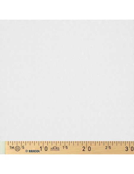 Tecido jersey malha pointelle - Branco