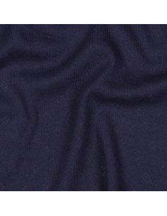 Tecido jersey malha pointelle - Azul marinho