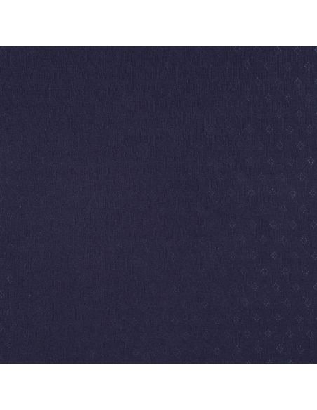 Tecido jersey malha pointelle - Azul marinho