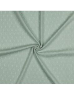 Tecido jersey malha pointelle - Menta 2