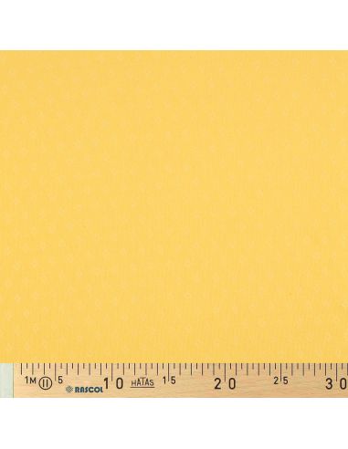 Tecido jersey malha pointelle - Amarelo claro