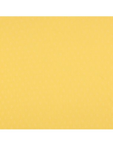 Tecido jersey malha pointelle - Amarelo claro
