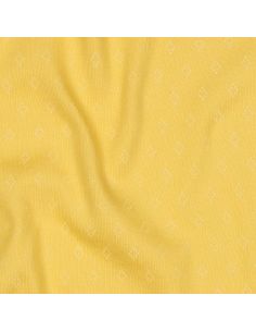 Tecido jersey malha pointelle - Amarelo claro