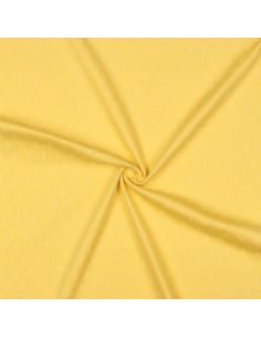Tecido jersey malha pointelle - Amarelo claro 2