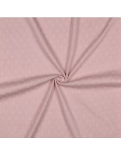 Tecido jersey malha pointelle - Rosa velho 2