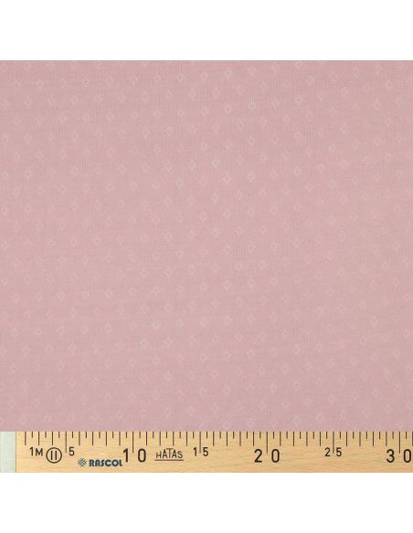 Tecido jersey malha pointelle - Rosa velho