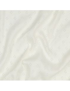 Tecido jersey malha pointelle - Cru