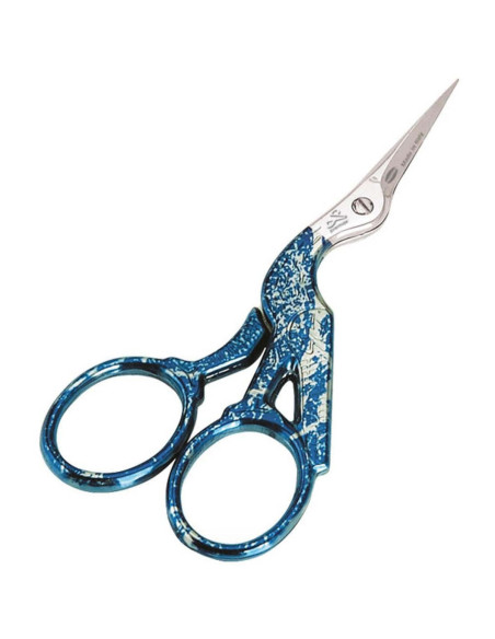 Tesoura de bordado cegonha Premax 9 cm - Azul