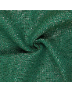 Tela de juta lurex - Verde