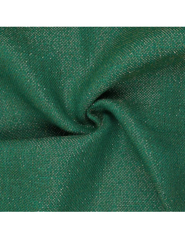 Tela de juta lurex - Verde