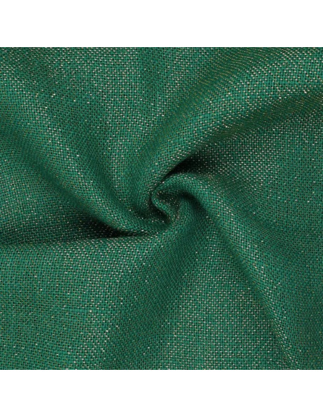 Tela de juta lurex - Verde