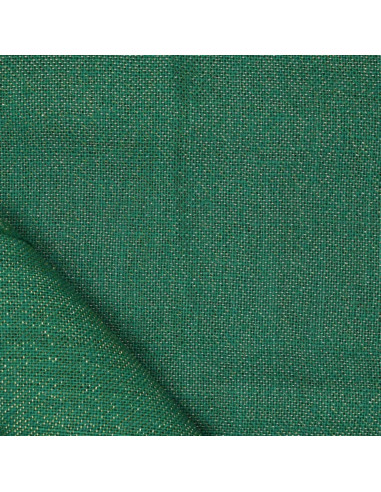 Tela de juta lurex - Verde