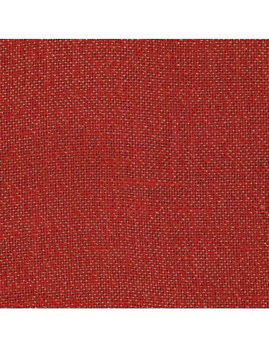 Tecido de juta lurex - Vermelho