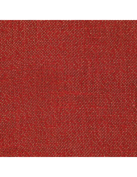 Tecido de juta lurex - Vermelho