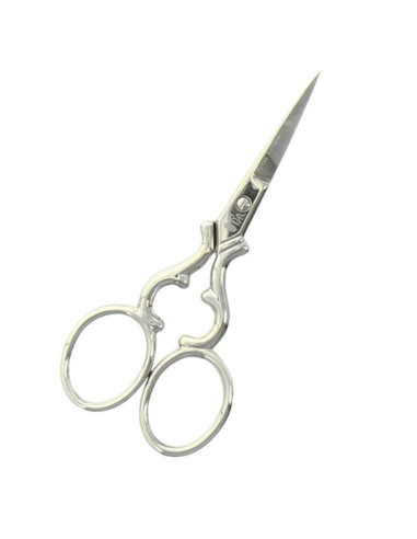 Tesoura de bordado arabesco antiga Premax - Prata