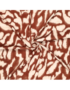 Tecido cetim stretch - Animal