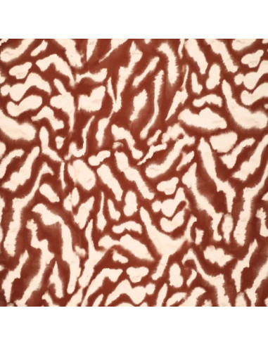 Tecido de cetim viscose stretch - Animal