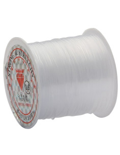 Fio de pérolas de plástico 0,6 mm - Transparente