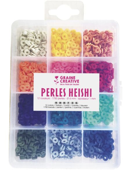 Conjunto de 1750 contas Heishi - Tendência