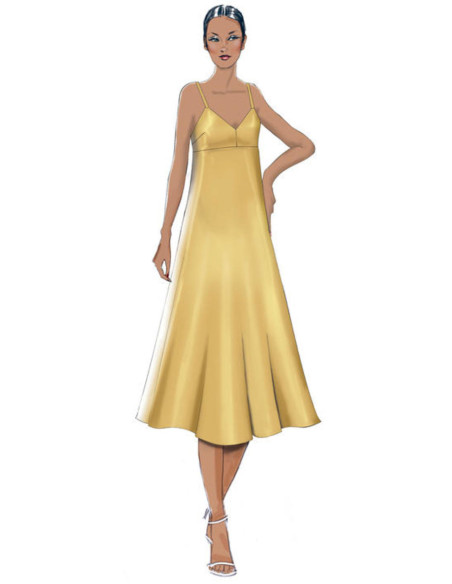 Molde de vestido - Vogue 9278