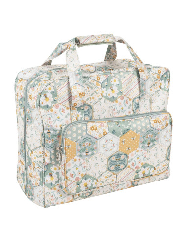 Saco para máquina de costura - Patchwork abelha