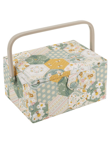 Caixa de costura - Patchwork abelha