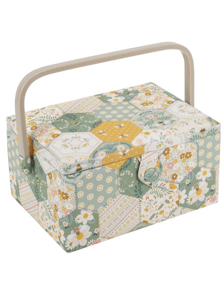 Caixa de costura - Patchwork abelha