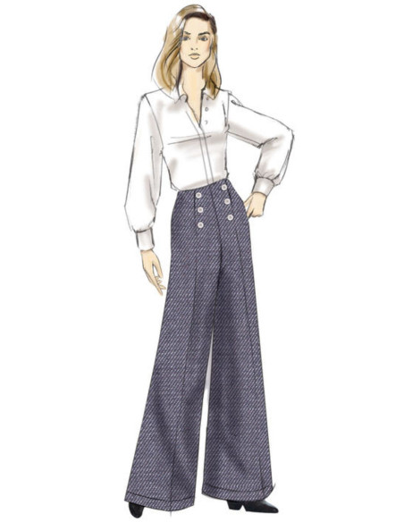 Molde de calça - Vogue 9282