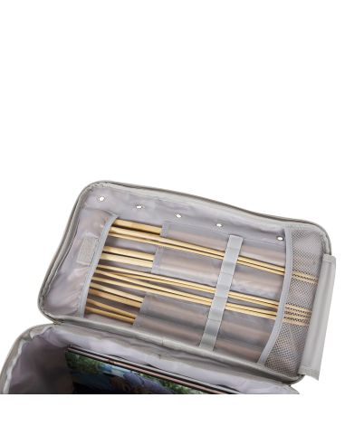 Bolsa de trabalho para tricô - Abelha