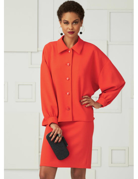 Molde de blusa, saia e calça - Vogue 9286